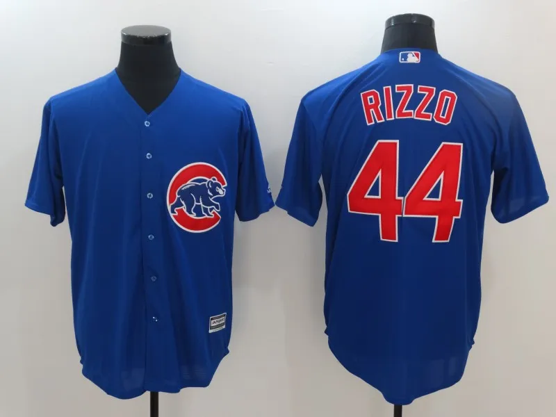Chicago men Javier Baez 9 Anthony Rizzo 44 Kris Bryant 17 Willson Contreras 40 Yu Darvish 11 игрок Джерси - Цвет: AS photo