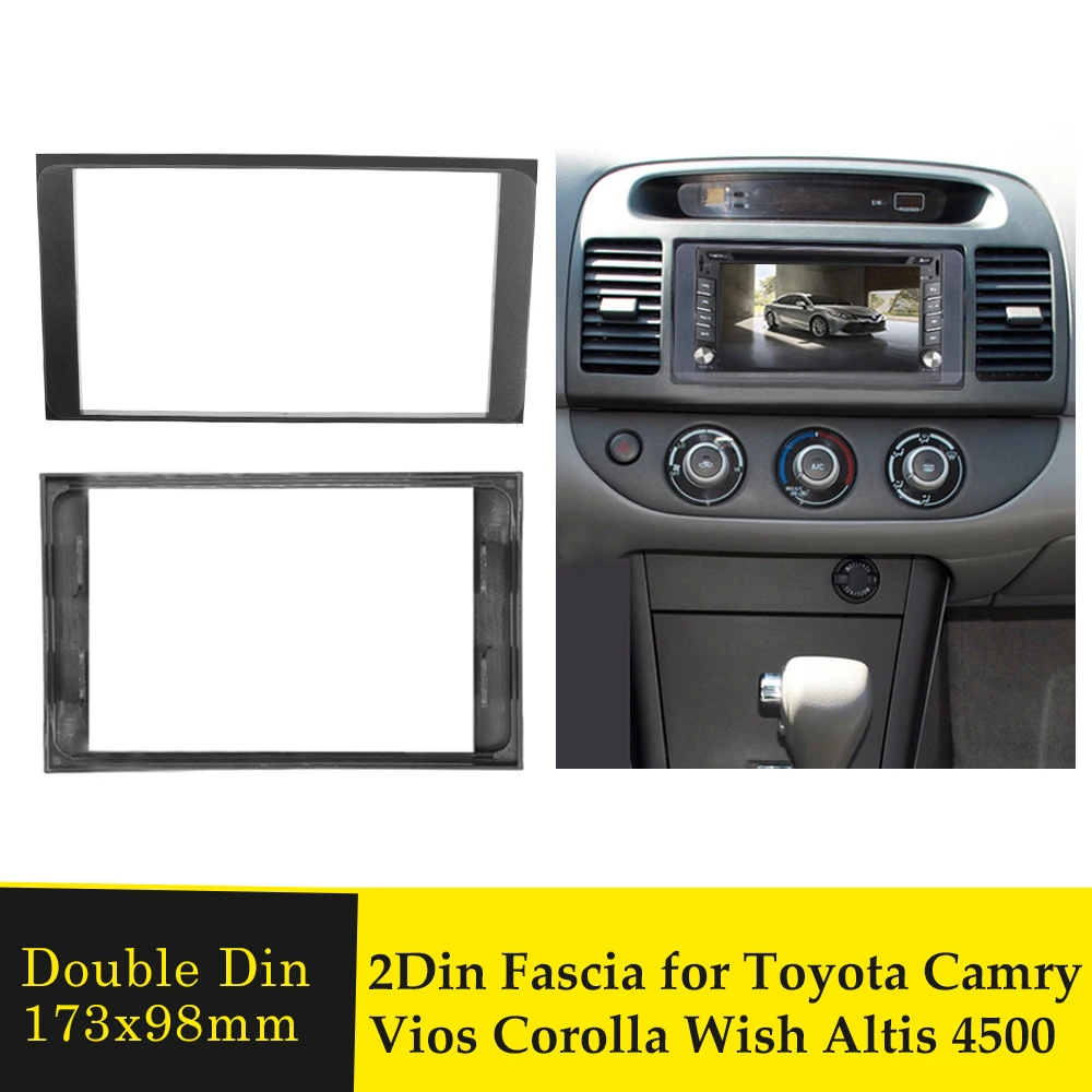 Автомобильная панель 2 Din рамка для приборной панели Toyota Camry Corolla RAV4 Prado Vios Wish 4500 2006 |