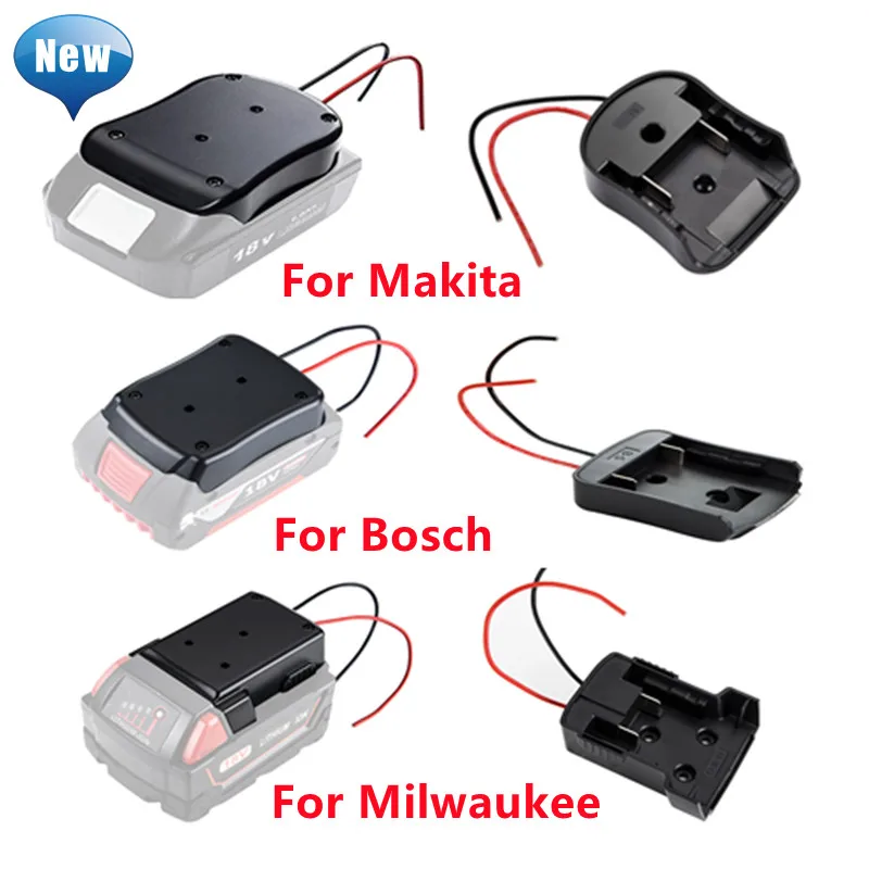Новинка для Makita Bosch Milwaukee 18v 14 4 V док-станция крепления аккумулятора с 14AWG