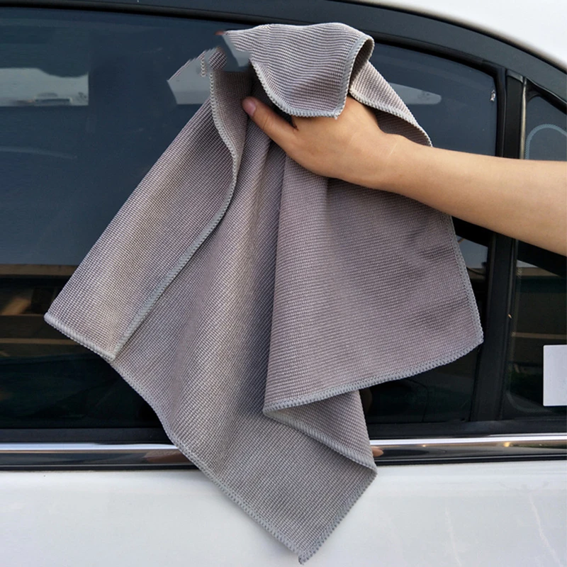 microfiber cars glass cloth Waffle Weave auto Window washing Wipe car Detailing Waffle Weave for Kitchen 30x40cm