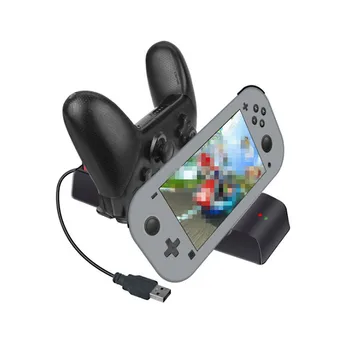 

Type-C for N-Switch Lite/NS Pro Game Console Controller Charging Dock Station Stand with Data Cable Video Games Accessories