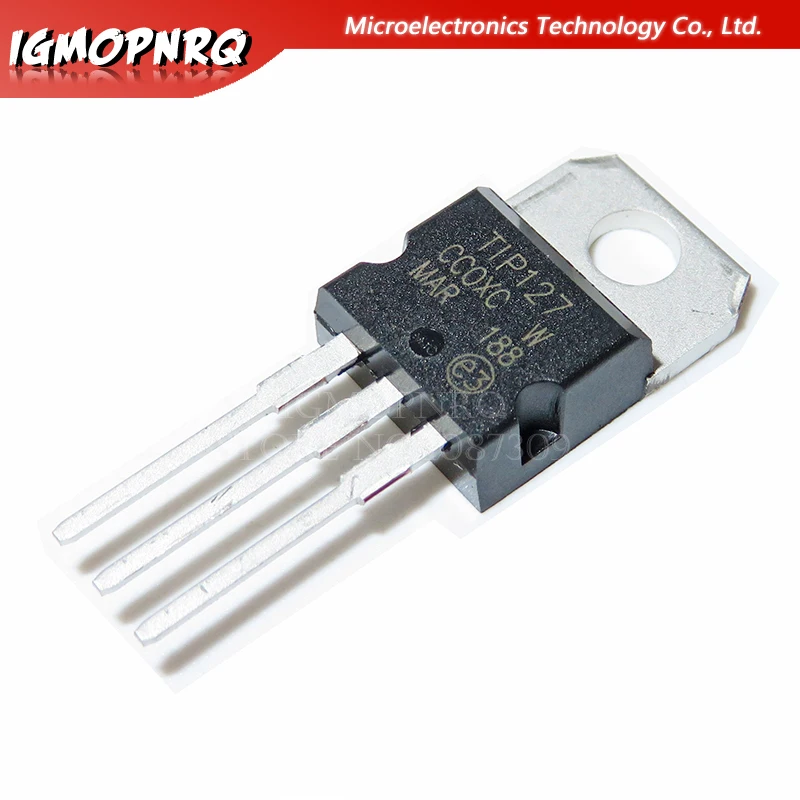 10 шт. транзисторы TIP127 TO 220 darlton PNP Epitaxial Darl новые оригинальные| |
