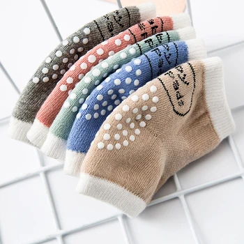 

1 Pair Baby Knee Pads Baby kneecap Protection Thick Mesh Breathable Leg Warmers Cotton Newborn Kneepad Non-slip Knee Cushion