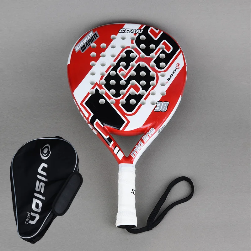 Professional Carbon Beach Tennis Paddle EVA Face Raqueta With Bag For Adult Tennis Racquet Equipment _ - AliExpress Mobile