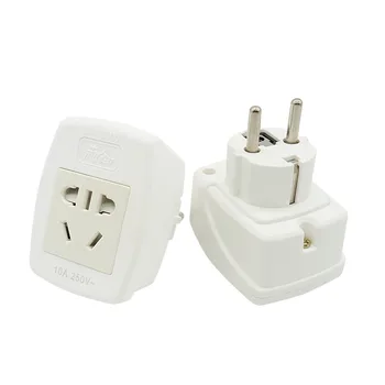 

4.8mm European Euro Germany Plug to China Socket Converter Portable Travel Adapter Plug Power Adaptor EU to CN Socket enchufe