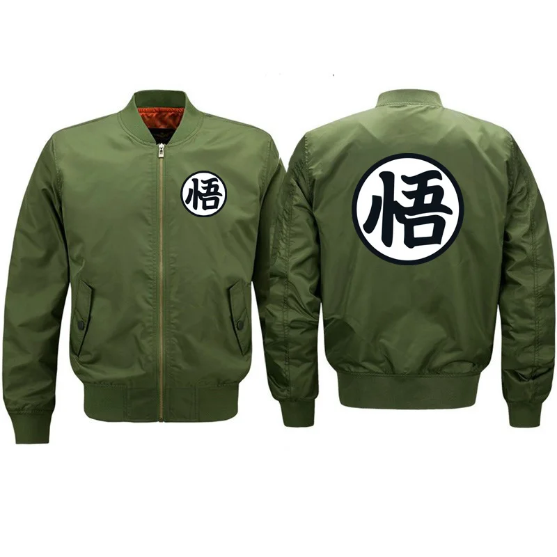 

New Fashion Naruto Jacket Casual Dragon Ball Jackets Coat High Quality Military Motorcycle Ma-1 Aviator Pilot Air Men Jacket