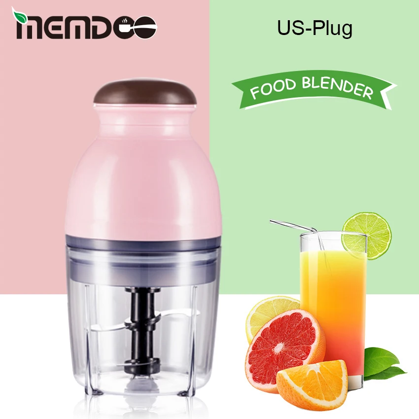 

MEMDOO Food Blenders Mini Electric Meat Grinder Food Processor Vegetable Fruit Blender Chopper 600Ml Kitchen Appliances Food Pro