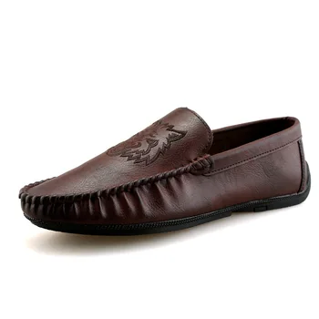 

Fashion Men Casual Loafers Moccasins Men Shoes Casual High Quality Pu Leather Breathable Slip on Boat Shoe Men Chaussures Hommes