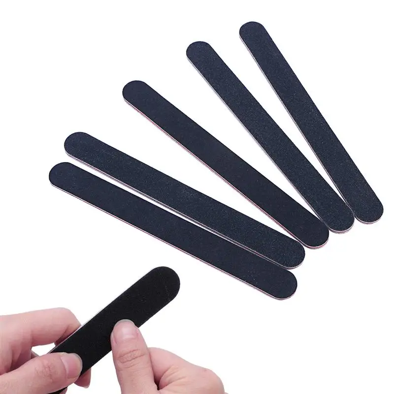 5 шт. двухсторонняя полировальная лента для ногтей наждачная доска полировщик