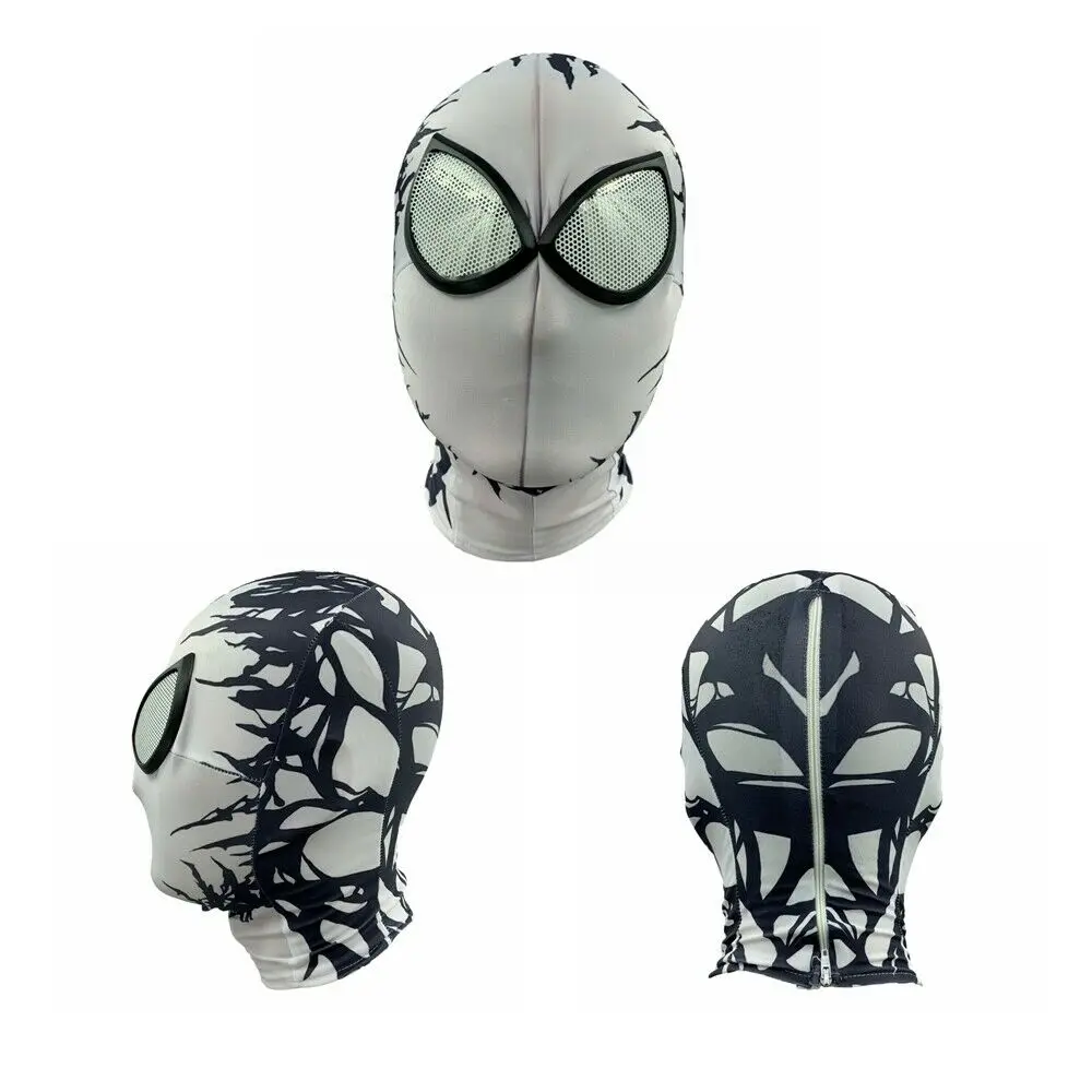 Костюм паук Гвен Стэйси костюм Symbiote Venom Carnage Гвен Косплей Маска Толстовка Женский паук зентай костюм анти-гвеном для женщин и девочек - Цвет: Mask only