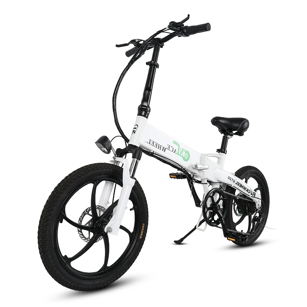 BMX Электрический велосипед 20 дюймов складной 48V10A литиевая батарея городской
