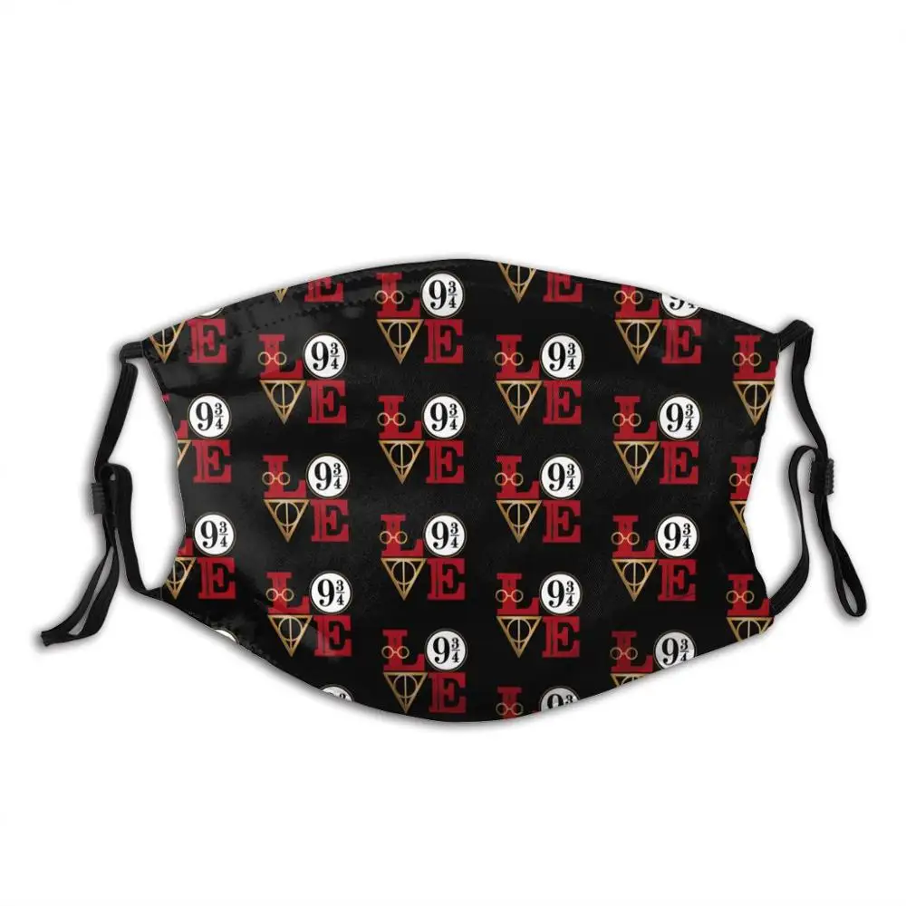 Harry LOVE THE END IS NEAR love-Potter mascarillas de tela lavables con filtro mascarilla reutilizable masque adulte | Аксессуары для
