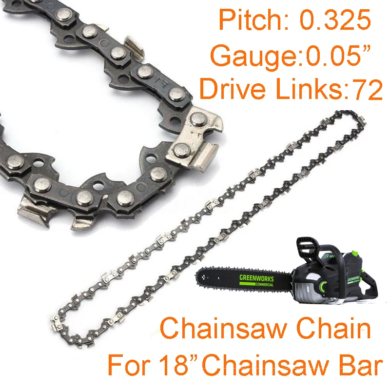 Free shipping original greenworks 82V 18 inch saw chain Free Return