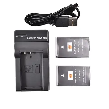 

DSTE 2PCS EN-EL22 Camera Battery with USB Charger for Nikon 1 S2 J4 Camera