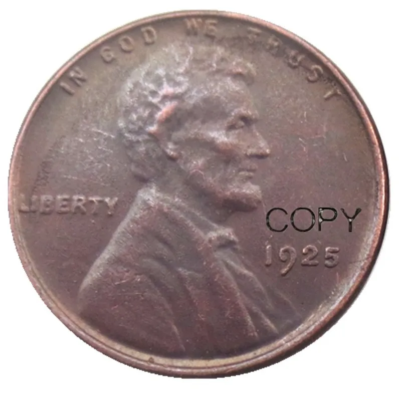 США один цент 1925 P/D/S редкая копия монет - Цвет: 1925