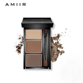

amiir Emil Three-Color Eyebrow Powder Industry Makeup Waterproof Not Smudge Stereo Modeling Three-Color Eyebrow Powder