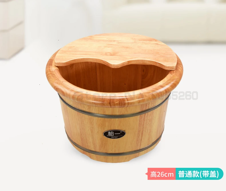 Cypress одно деревянное ведро для ног, автоматическое нагревание, постоянная температура, электрическое ведро для мытья ног