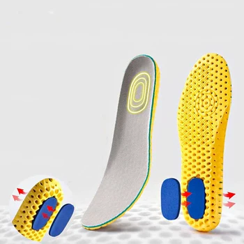 

Unisex Soft Shoes Insoles Orthopedic Memory Foam Sport Arch Support Insert Women Men Mesh Breathable Damping Sports Shoe Pads