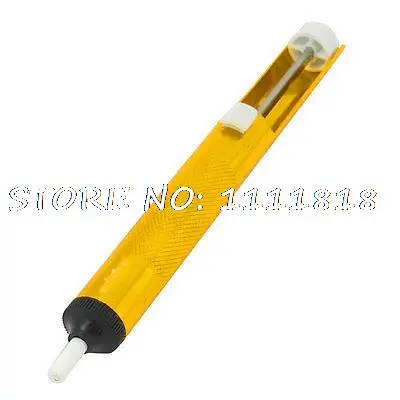 

Iron Desolder Desoldering Pump Sucker Vacuum Remover Tool Gold Tone