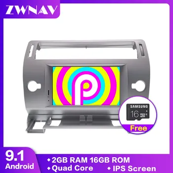 

Android 9.1 Car DVD Player GPS Glonass Navi for Citroen C4 C-Triomphe C-Quatre 2004 2006 2007 2008-2012 Radio multimedia Stereo