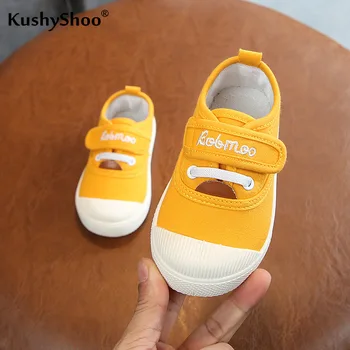 

KushyShoo Children's Canvas Shoes Boys Shoes Korean Indoor Baby Shoes Kids Shoes for Girl Sneakers Sold Casual School Shoes