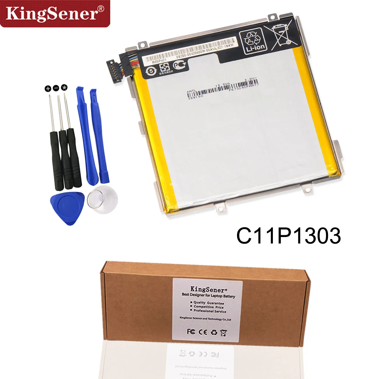 

KingSener C11P1303 Table Battery For ASUS Google Nexus 7 II 2 2nd Gen 2013 ME571 ME57K ME57KL K009 K008 C11P1303 3.8V 15WH