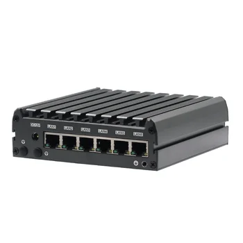 

High-end J1900 Barebone PC Fanless Nano ITX Motherboard Industrial Mini PC 6 LAN NUC Pfsense VPN Firewall Router WiFi
