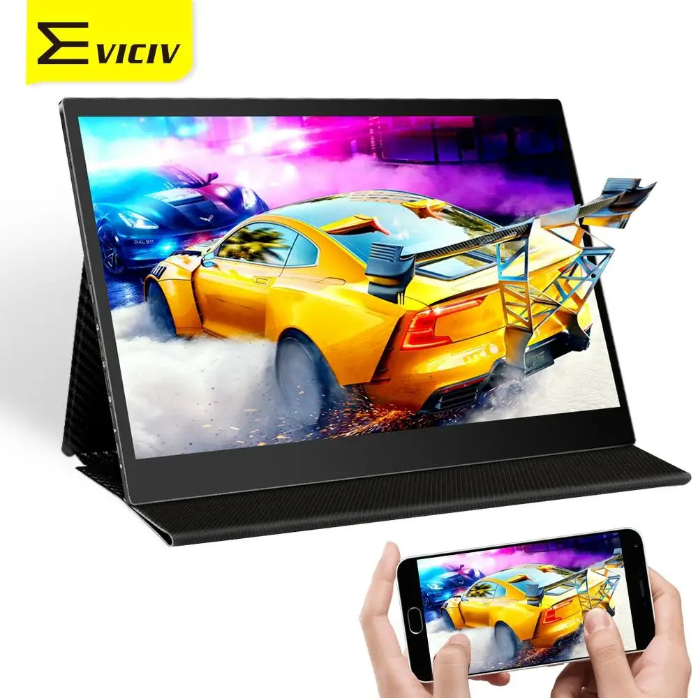 Сенсорный экран EVICIV 13 3 дюйма для мобильных игр Xbox PS Switch требуется скорость 60 Гц 16:9