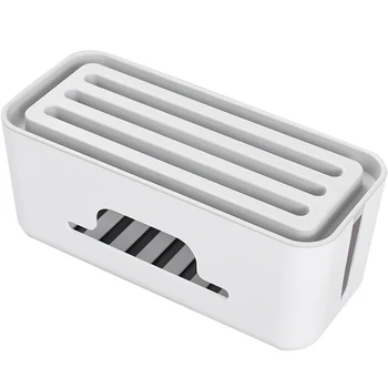 

Cable Management Box Socket Computer Office Desktop Organization Electronic Accessories