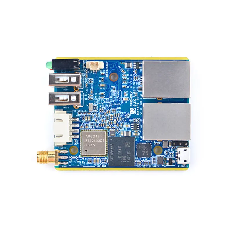 Porto Duplo dos Ethernet de Nanopi r1 Allwinner h3 1gb Wifi & bt Emmc a Bordo com Usb & Porta Serial para o Lote - Imagem 2