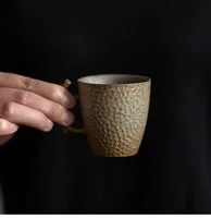 Ceramic Porcelain Coffee Mug Tea Mug Coffeeware Teaware Kung Fu Tea Set Cup Stoneware Japanese Retro Creative with Handle Teacup 5
