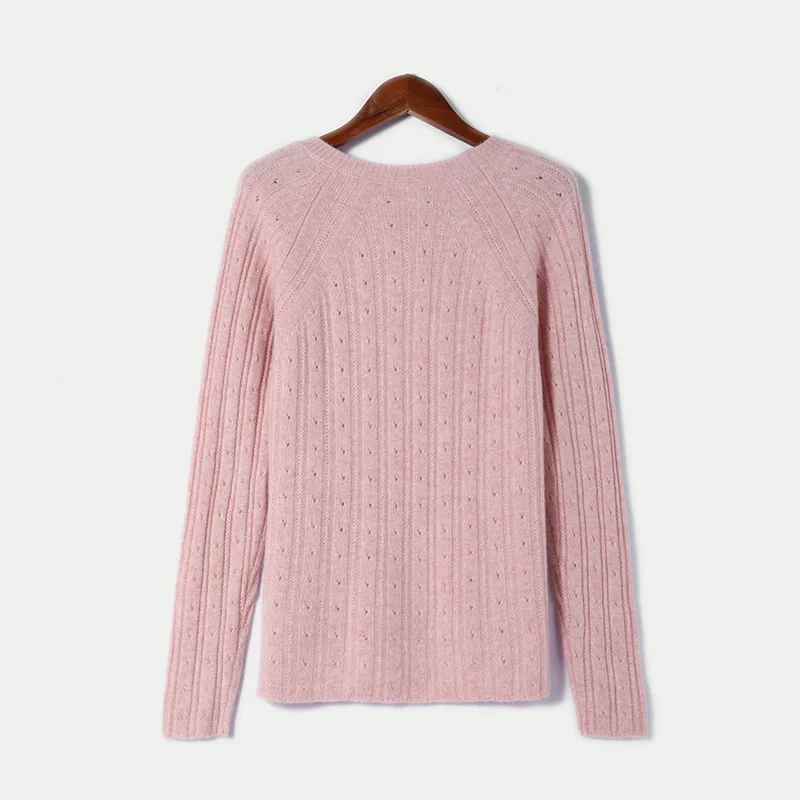 2020 New Autumn Winter Women O-Neck Warm 100%