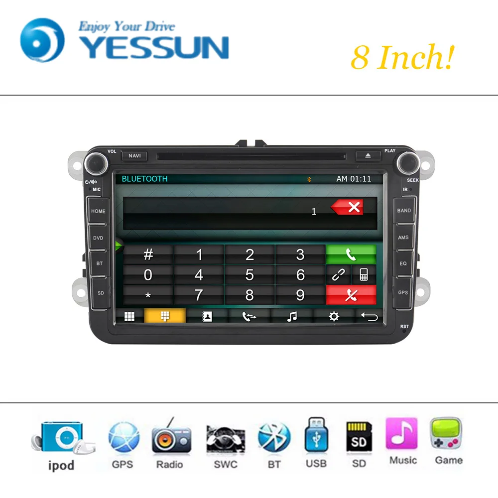 Автомобильный DVD плеер система Wince для VW Golf Passat Jetta B6 автомагнитола стерео GPS