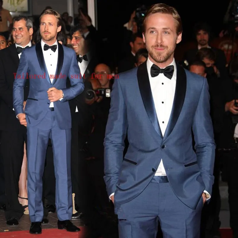 

Customize Made Beautiful New Design Cheap royal blue Tuxedos Man Suit Slim Fit Groomsman Men's Suits (Jacket + Pants) 399