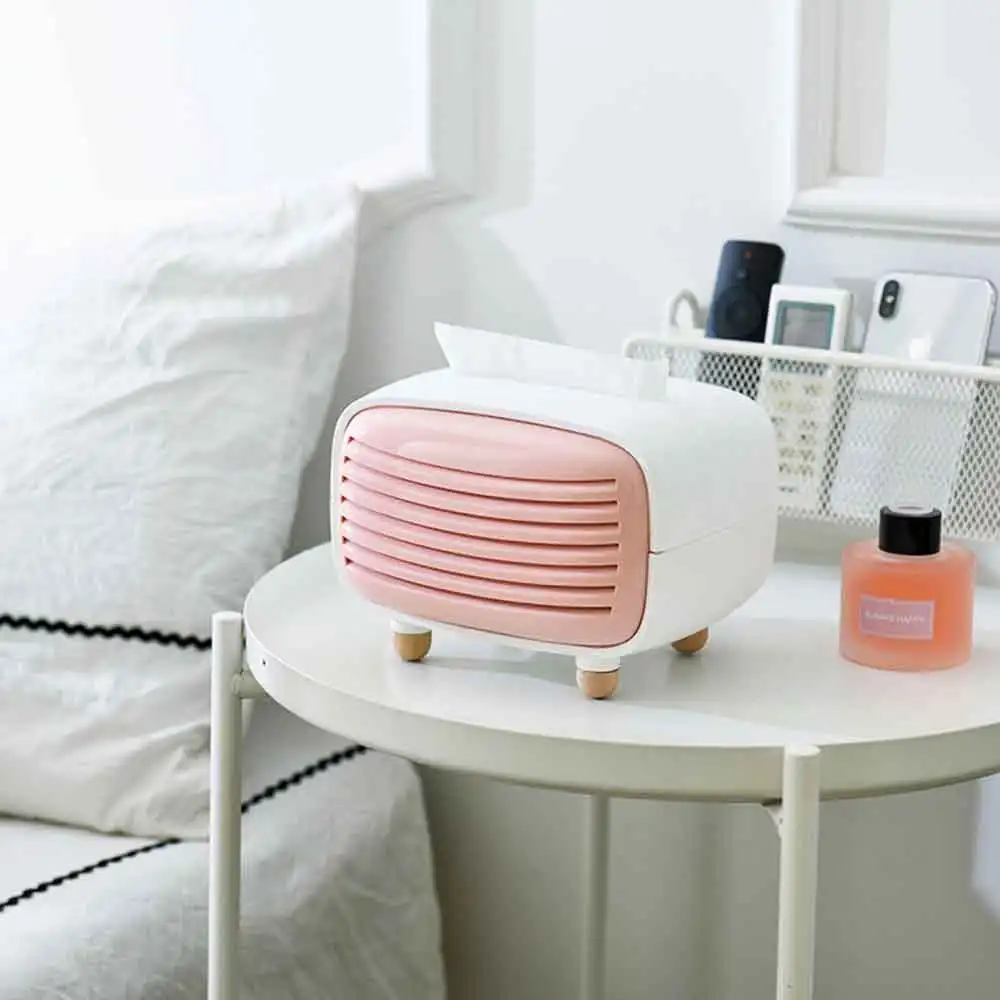 Creative Radio Tissue Box Household Extraction Desktop Simple Tissue Storage Box 18*13.5*14CM Home Decoration Supplies