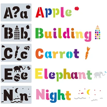 

Plastic Painting Stencils DIY Washable Drawing Templates For Children Painting Learning Child Painting Stencil 2020 New