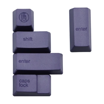 

113 Keys Purple Datang Keycap PBT Sublimation Keyboard Keycaps OEM Profile GK61