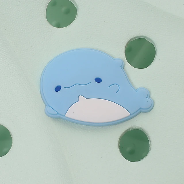 Single Sale 1pcs Animals 22 Types Shoe Charms Accessories Decorations Sad Frog PVC Croc jibz Buckle for Kids Party Xmas Gifts A22-19