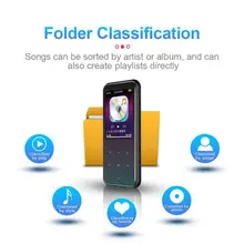 8/16/32GB Блютуз Портативный MP3 плеер HIFI спортивные музыкальные колонки Media Player FM радио Регистраторы для студентов, обучение английскому языку