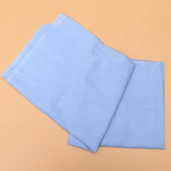 

Cotton and Linen Blended Fabric Summer Shirt Casual Clothing Han Clothing Fabric Han Clothing Making Material (Sky-blue)