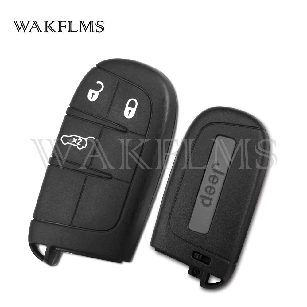 Newest OEM 3 Buttons Smart Car Key Fob For Fiat 500X  4A Chip 433MHz M3N40821302 For Jeep Genuine Version With Emergency Key