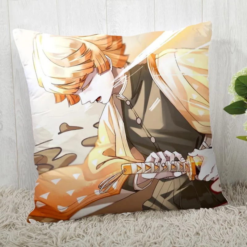 45*45 наволочка с принтом Kimetsu No Yaiba для свадьбы наволочка аниме pillowcases40X40cm45X45cm - Цвет: Pillowcase 21