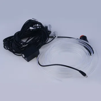 

6M LED Strips Car Interior Atmosphere APP Cigarette Fiber Optic Camping