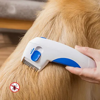 

New electric lice remover flea cleaning brush comb to remove lice comb pet dog dog lice remover to remove fleas