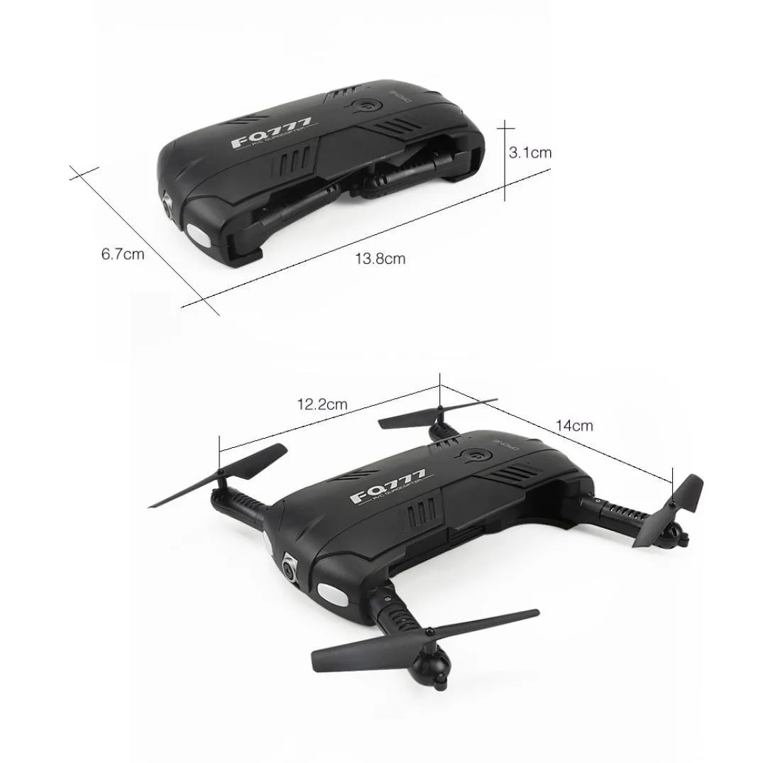 FQ777 FQ05 Дрон 6-Axis Gyro 2.0MP Wi-Fi Fpv Дрон Камера селфи складной Дрон RC вертолет Quadcopter селфи Дроны с Камера HD