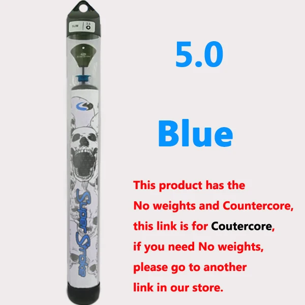 Новинка, рукоятки для клюшек Super Stro* SKULL Slim 5,0, рукоятки для клюшек для гольфа, 4 цвета - Цвет: 5.0Countercor blue