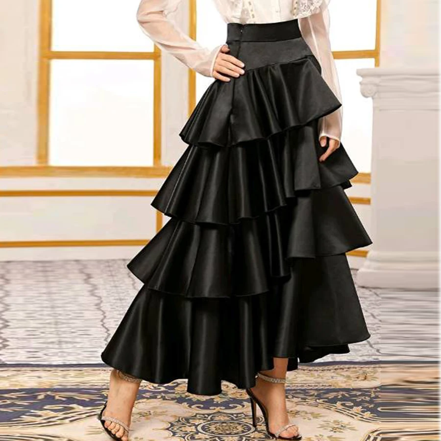 Liora | Women’s Satin Maxi Skirt