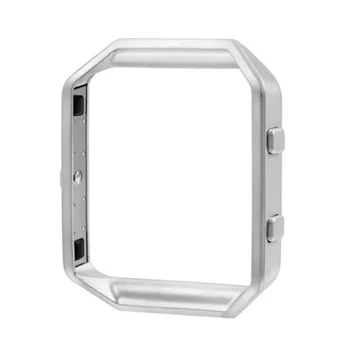 

Watch Frame Stainless Steel Metal Frame Holder Shell Housing Case for Fitbit Blaze Smart Watch(Silver)