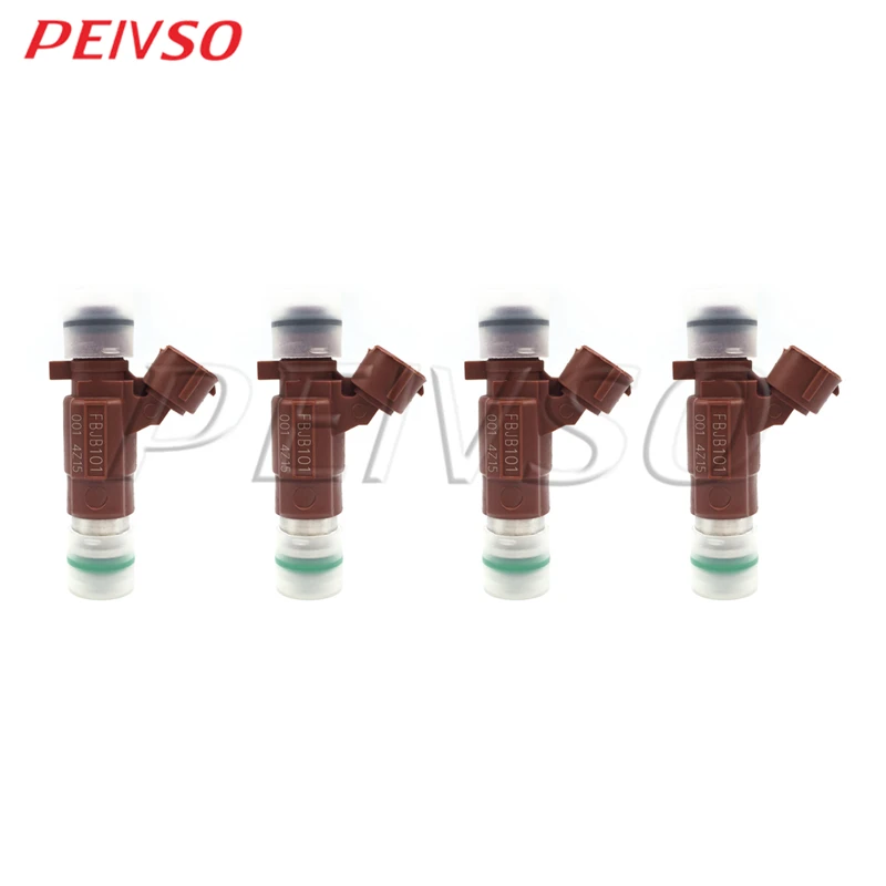 

PEIVSO 4pcs FBJB101 Fuel Injector For Nissan March Micra BNK12 2002-2010 1.4L CR14DE