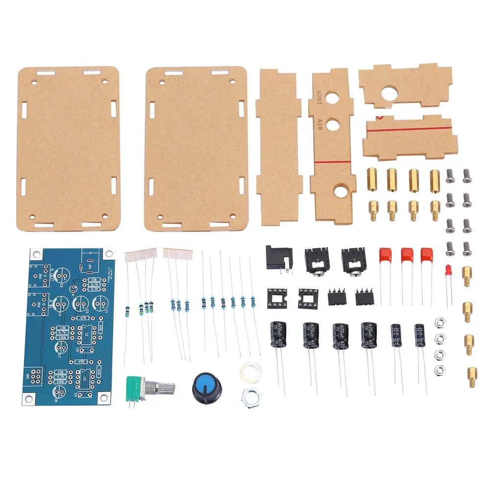 

Portable 47 Headphone Amplifier Board Kit AMP Module Kit For Classic 47 HIFI DIY Parts+case Single Supply